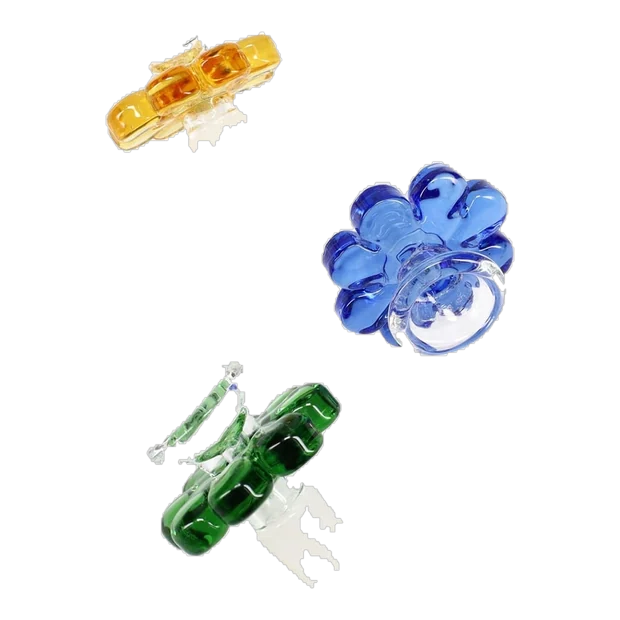 Glass Flower Bowl