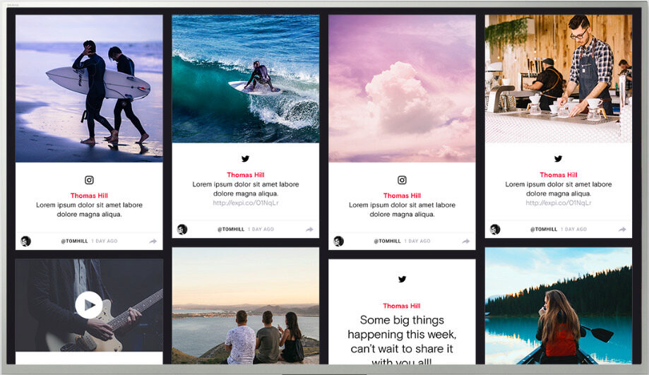 Social Media Aggregator for Websites and Events - Curator.io