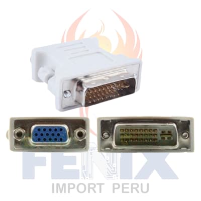 Adaptador Convertidor Dvi (macho 24+5 ) A Vga (hembra)