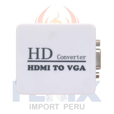 Adaptador Convertidor Hdmi A Vga C/audio Fullhd 1080p