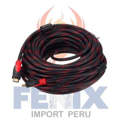 Cable HDMI Enmallado de 20 metros Macho a Macho Full Hd 1080p