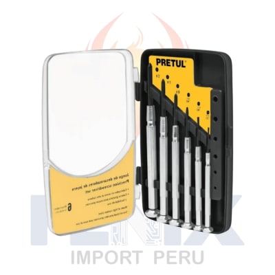 Desarmadores Metalicos De Precision 6pzas Joyero J-dej-6p