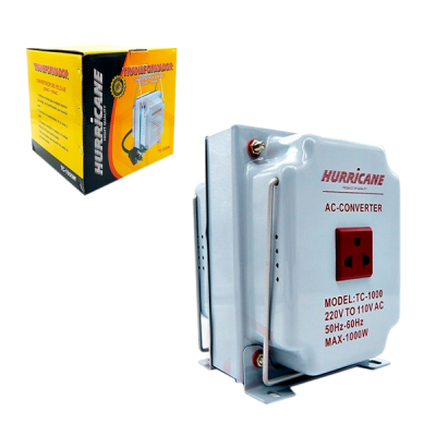 Transformador Hurricane 1000w Adaptador 220/110v Ac