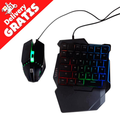 Combo Teclado + Mouse Gamer 2 En 1 De Colores 35 Teclas G506