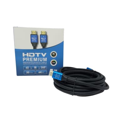Cable HDMI Liso de 5 metros 4K Premium Macho a Macho 3d 2160p 60hz