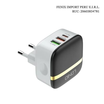Cargador de pared 2USB PD 32W LDNIO A3513Q QC30 Micro USB TIPO-C