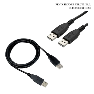 Cable Extension USB 2.0 Macho a Macho 5 Metros Negro