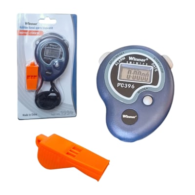 Cronometro Alarma Deportivo con silbato Winner PC396