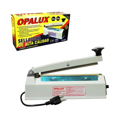 Selladora Industrial De Bolsas 20 Cm Manual - Opalux