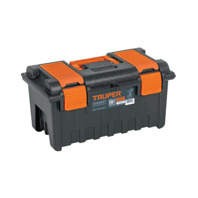 Caja Organizadora para Herramientas 19” con Compartimentos Superior Alta Resistencia para Uso Profesional Truper CHA-19NC