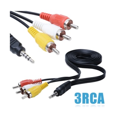Cable Adaptador 3.5 mm A Rca De 1.5 Mts