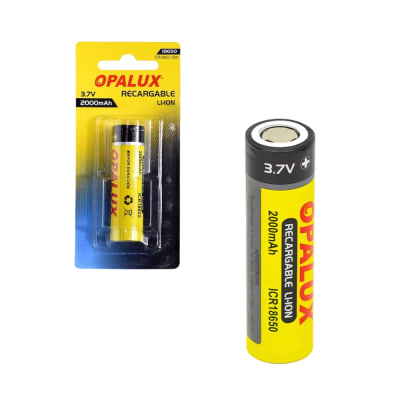 Baterias Recargables S/Pin 18650 2000mAh 3.7v Blister Marca Opalux Icr18650-2000