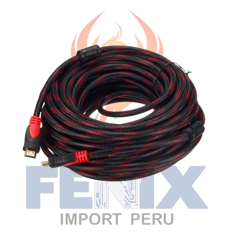 Cable Hdmi Enmallado 20 Metros Full Hd 1080p