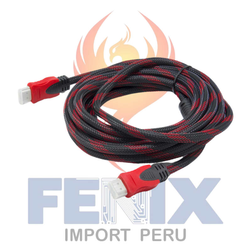 Cable Hdmi Enmallado 5 Metros Full Hd 1080p