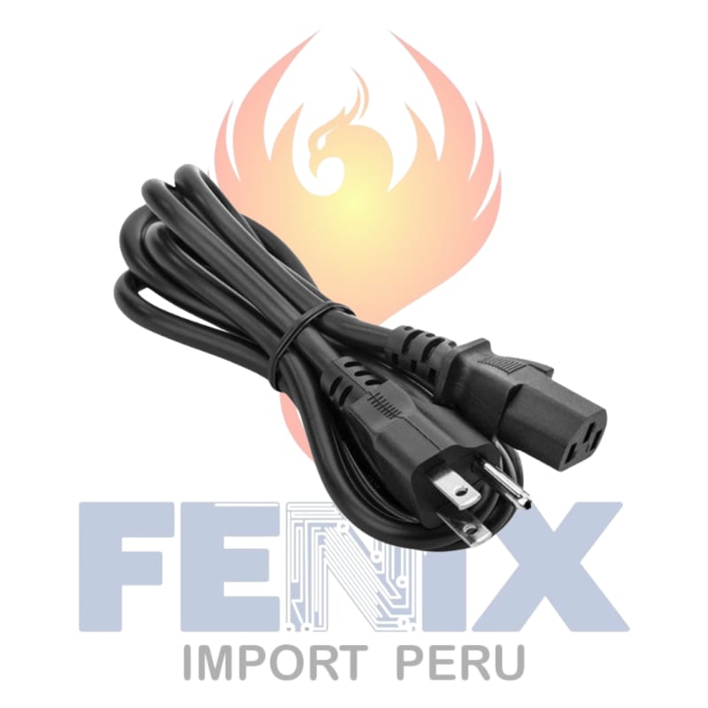 Cable De Poder De 1.5 Metros Para Pc, Monitor E Impresora
