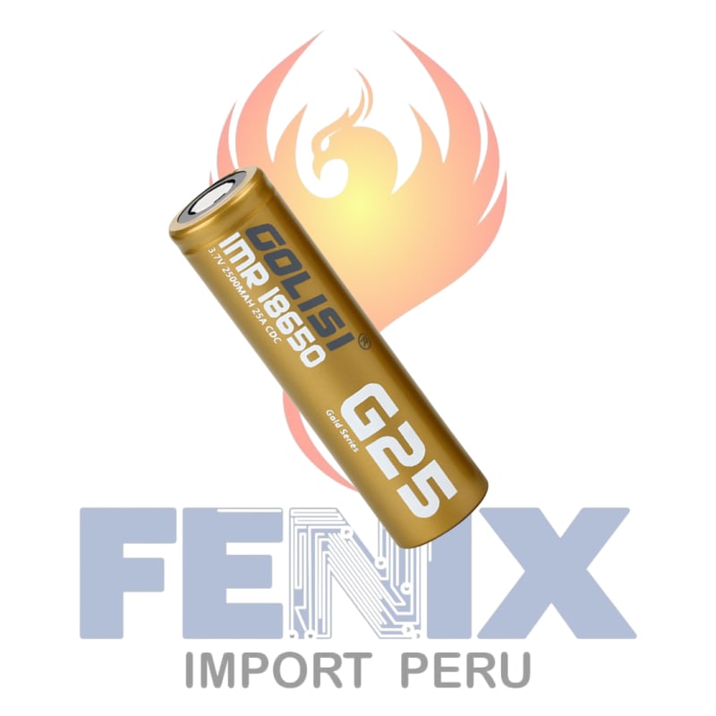 Bateria Recargable Golisi G25 18650 2500mah 25a S/Pin
