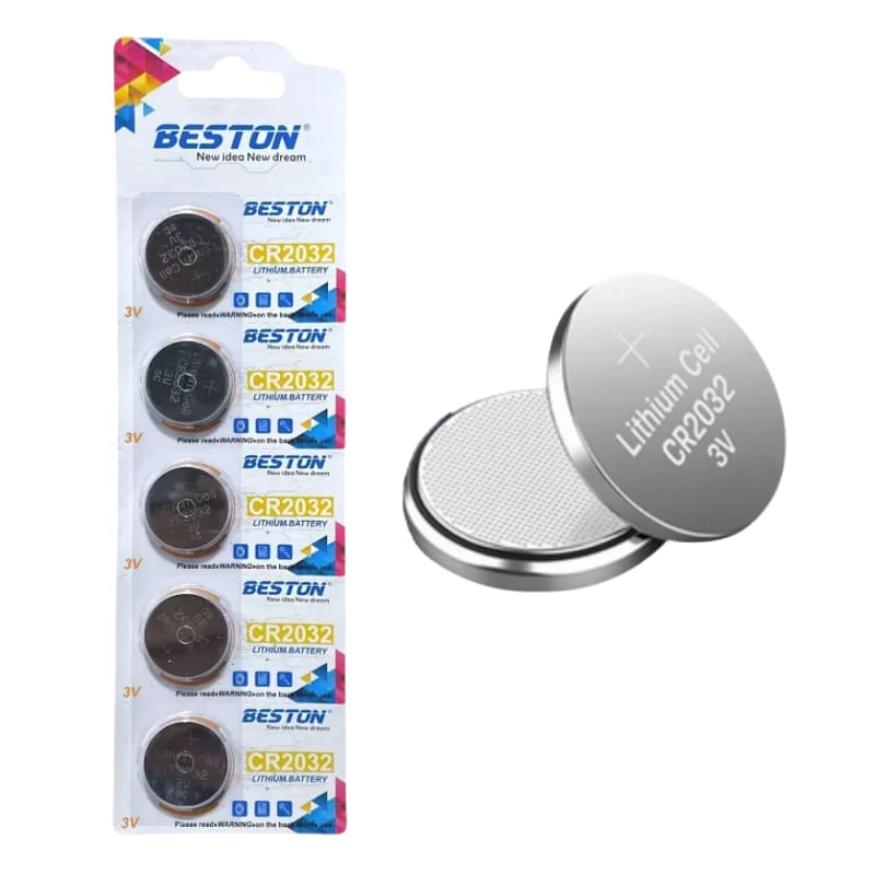 Pilas Beston Cr2032 Blíster x5 Und Litio 3v Balanza, Reloj
