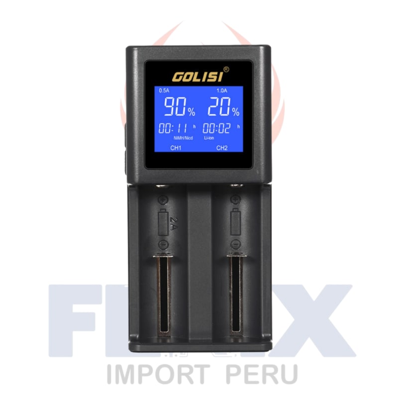 Cargador De Baterías X 2 Golisi S2 18650 Y Otros
