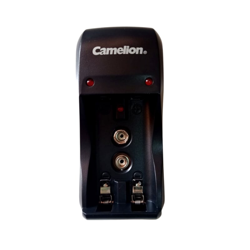 Cargador De Baterías X2 Pilas AAA, AA y 9V Camelion BC-1001A