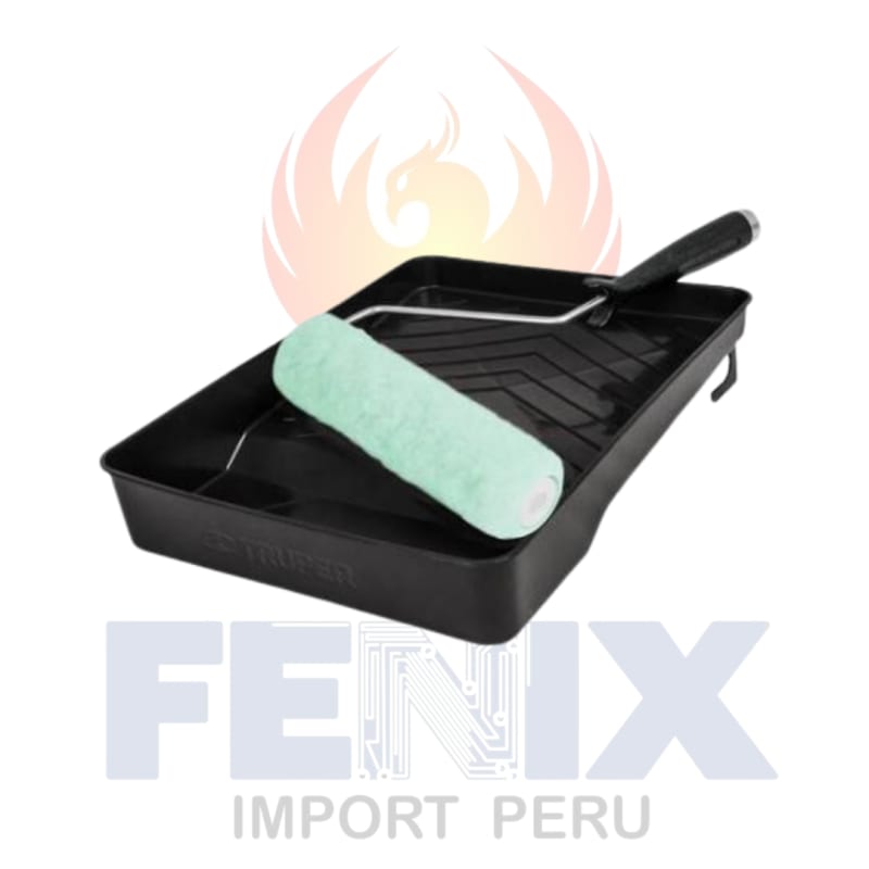 Kit Para Pintar 3 En 1 Rodillo Charola Maneral Truper 13843