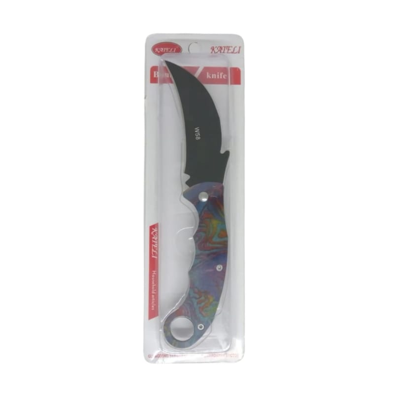 Navaja Táctica Karambit Kareti Multicolor W58