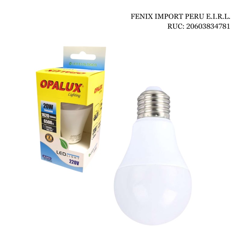 Foco LED 20W Luz Fría OP-20W3C OPALUX