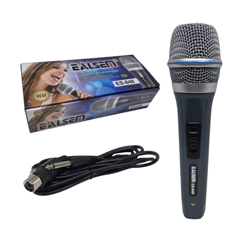 Microfono de Mano Alambrico Karaoke EALSEM ES-848	
