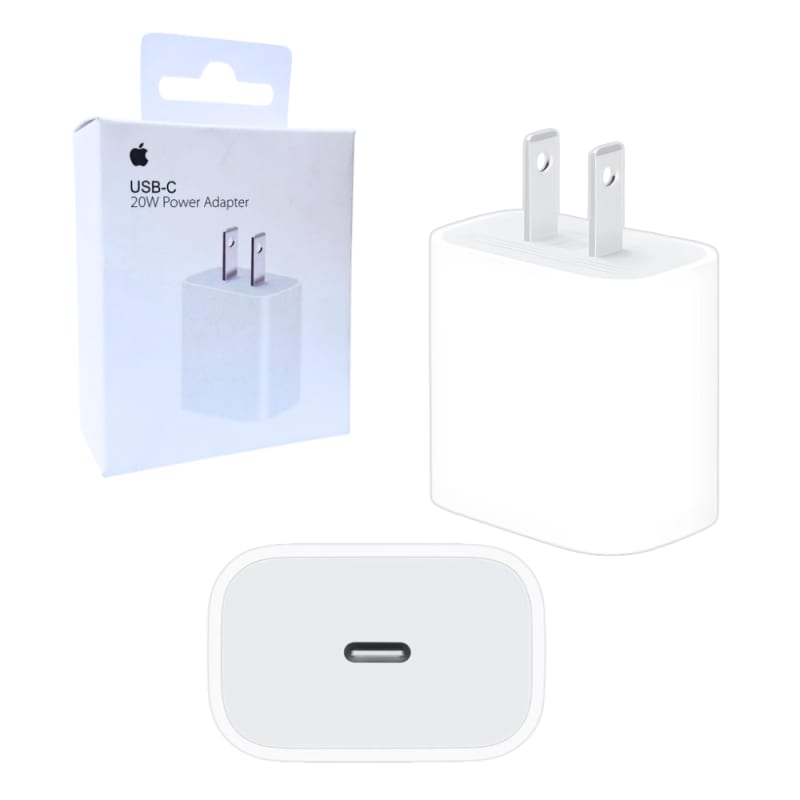 Cargador de pared Compatible con Apple USB Tipo-C 20W MHJA3AM/A