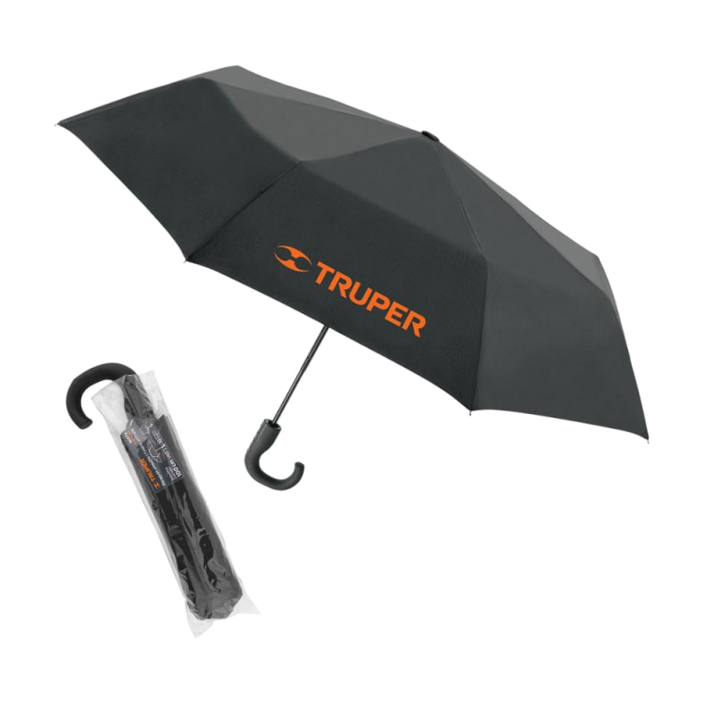 Paraguas Compacto de Diametro 100 cm Impermeable Truper PARAG-95