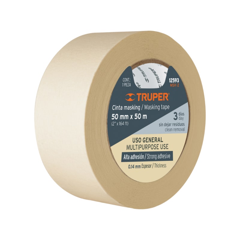 Cinta Masking Tape De 2" X 50 M Truper MSK-2 