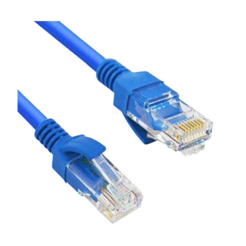 Cable de red Ethernet Cat-5E de 5 metros Azul