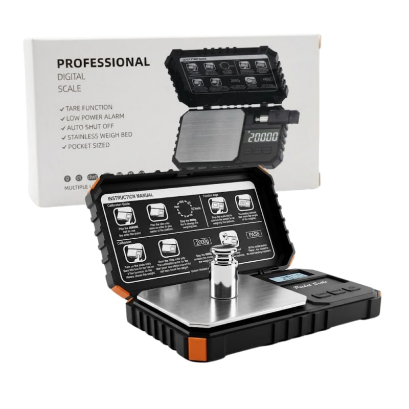 Balanza Digital de Cocina Alta Precision 50g x 0.001g con Pantalla LCD y Función Tara para Joyería, Laboratorio y Cocina