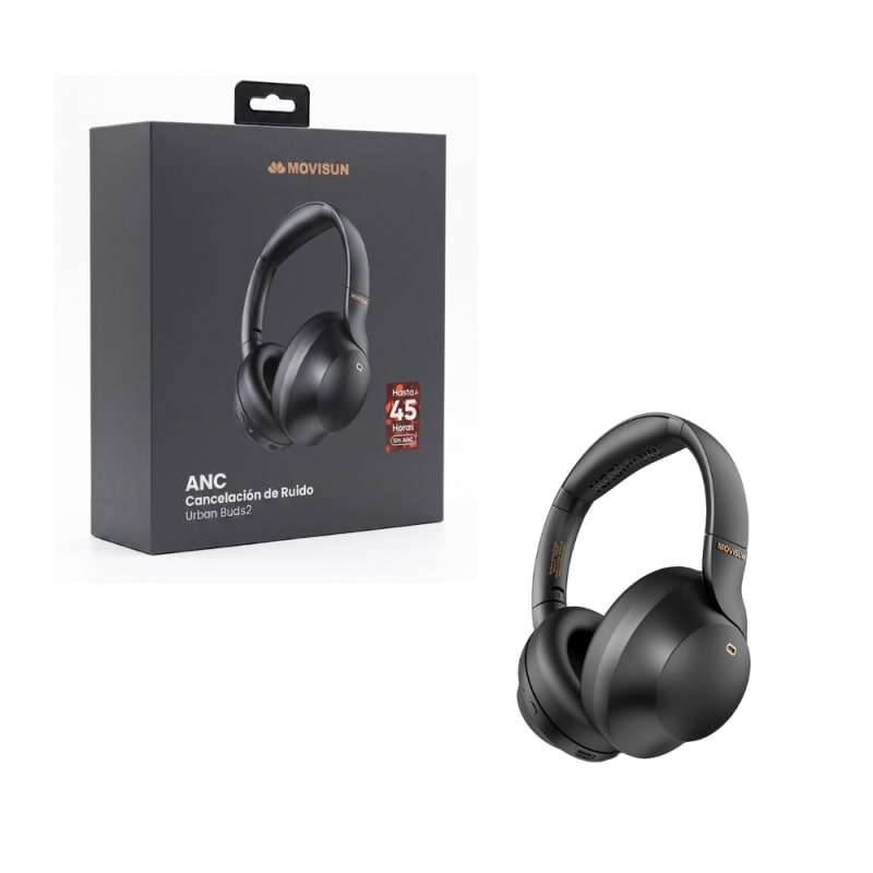 Audifono Inalambrico con Cancelacion de Ruido Modo Juego 45 horas Movisun Urban Buds 2 
