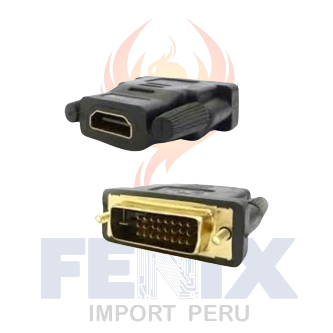 Adaptador Convertidor Hdmi (hembra) A Dvi (macho 24 + 1)