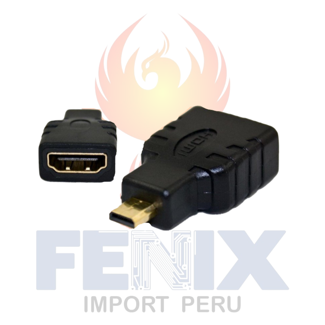 Adaptador Convertidor Micro Hdmi (macho) A Hdmi (hembra)