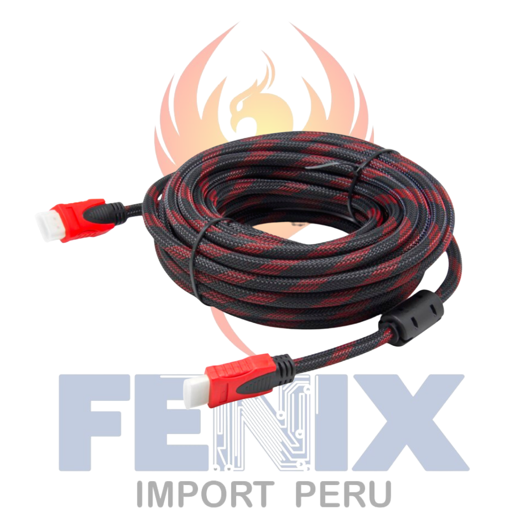 Cable Hdmi Enmallado 15 Metros Full Hd 1080p