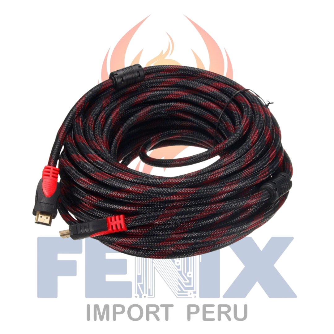 Cable Hdmi Enmallado 20 Metros Full Hd 1080p