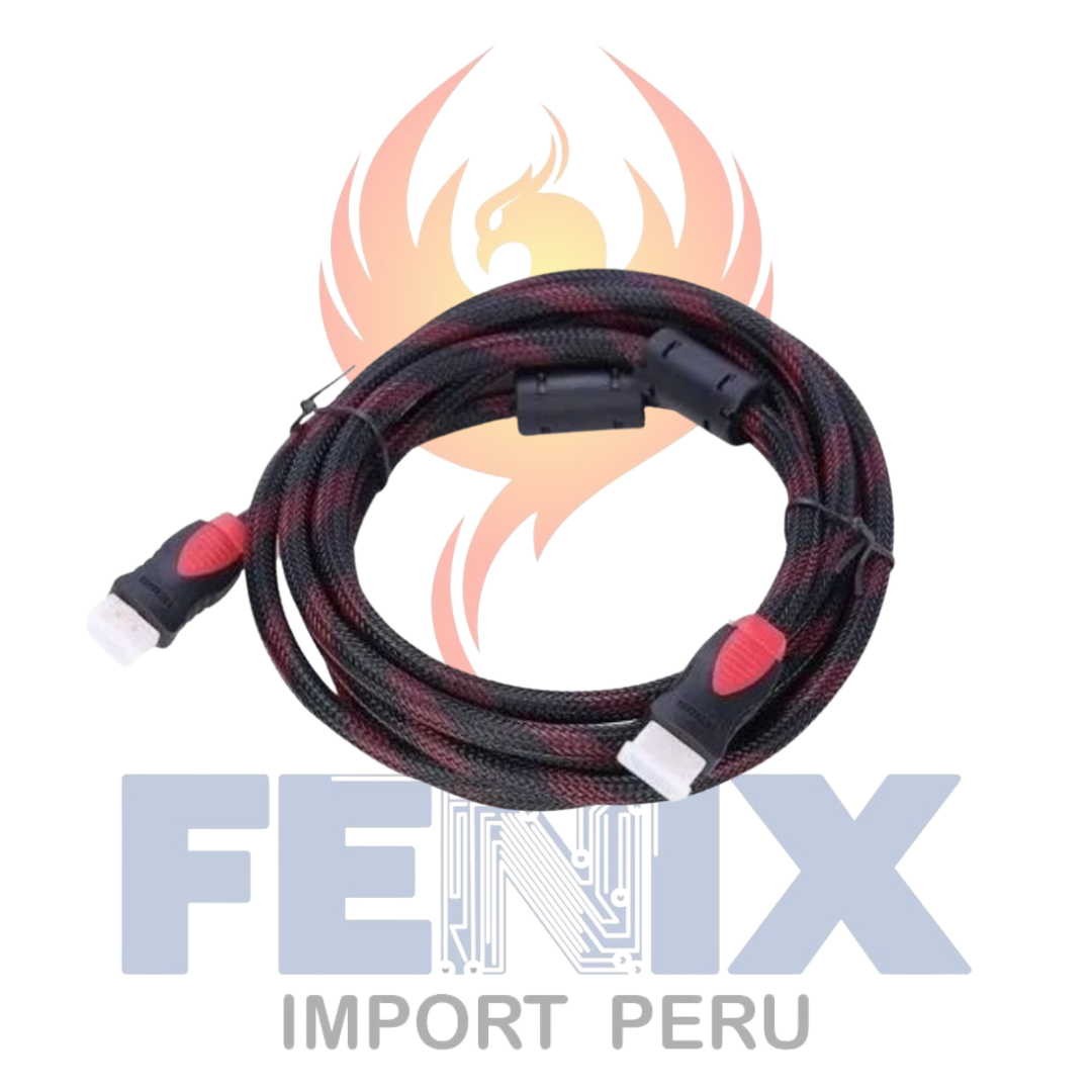 Cable Hdmi Enmallado 3 Metros Full Hd 1080p