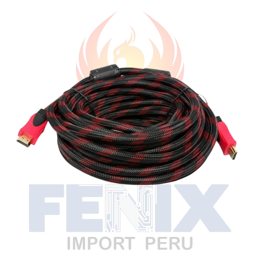 Cable Hdmi Enmallado 27 Metros Full Hd 1080p