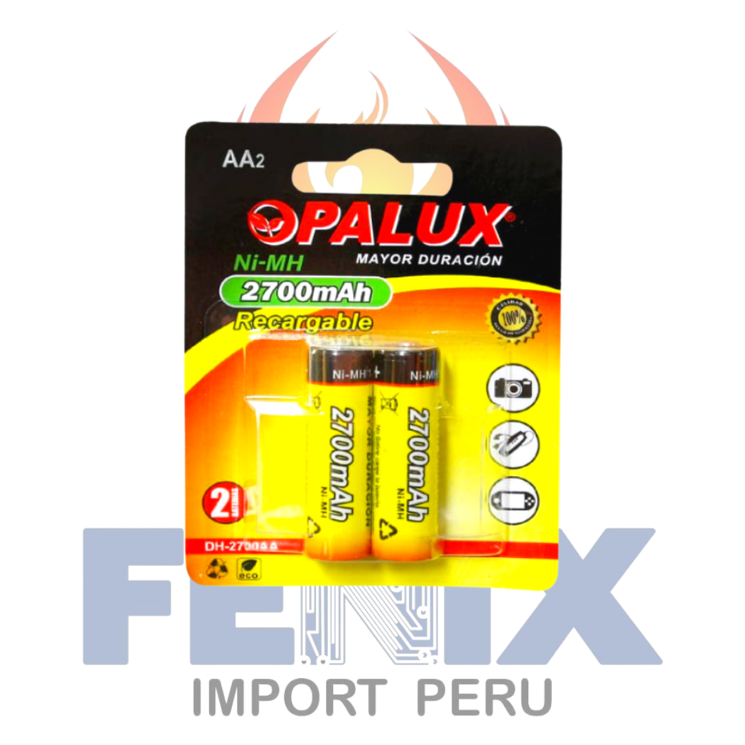 Pilas Recargables Aa Opalux 1.2 V 2700 Mah