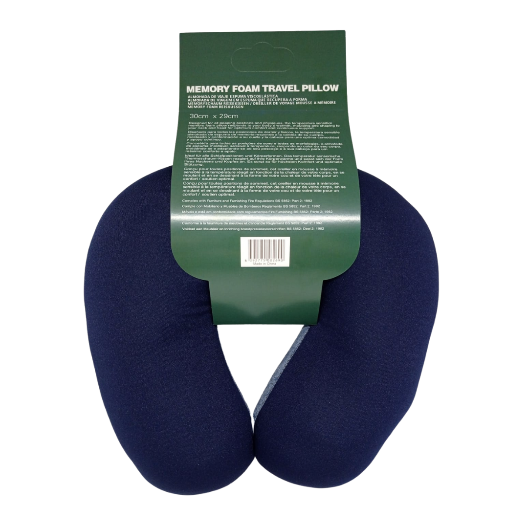 Almohada Cojin Para Cuello En U Con Bolitas Viscoelásticas