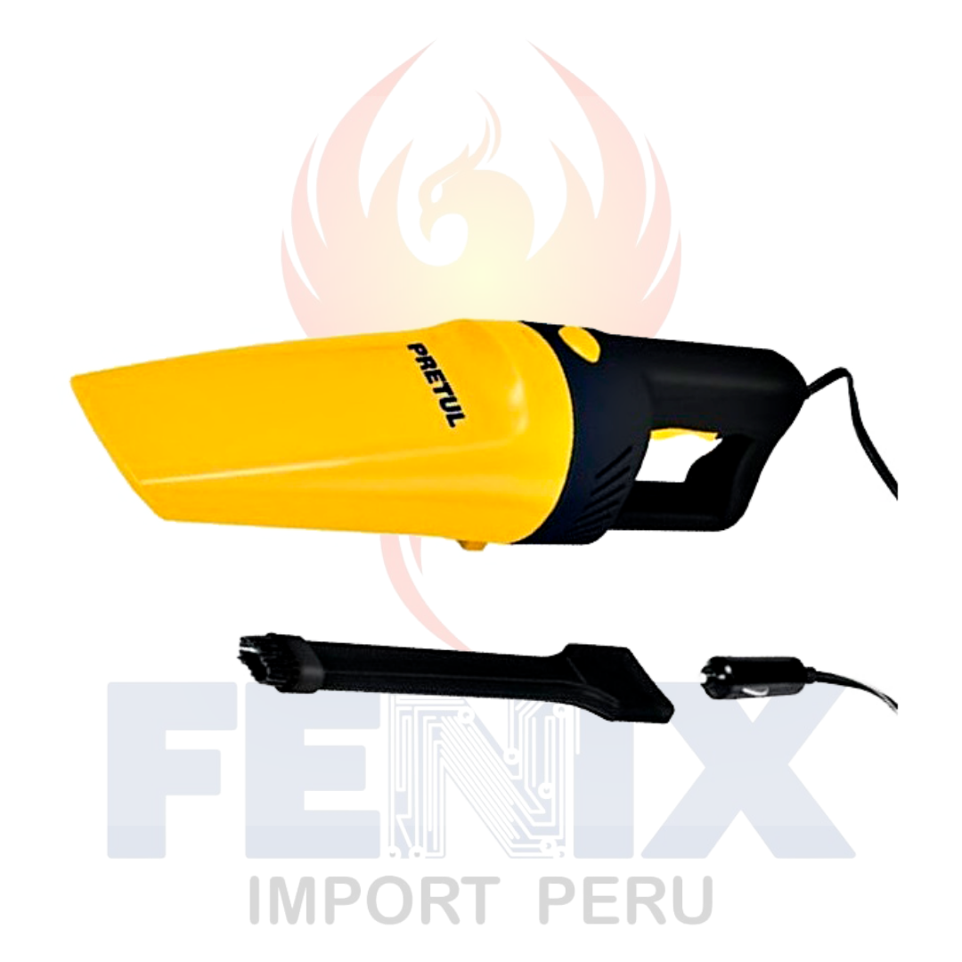 Aspiradora Portatil Pretul Para Auto 12v De 5 Mts