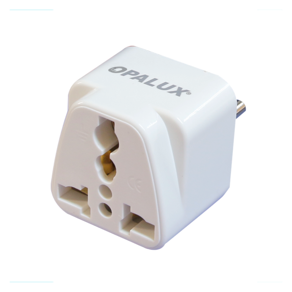 Adaptador Enchufe Multiple Redondo 3 En Linea Op603-l Opalux