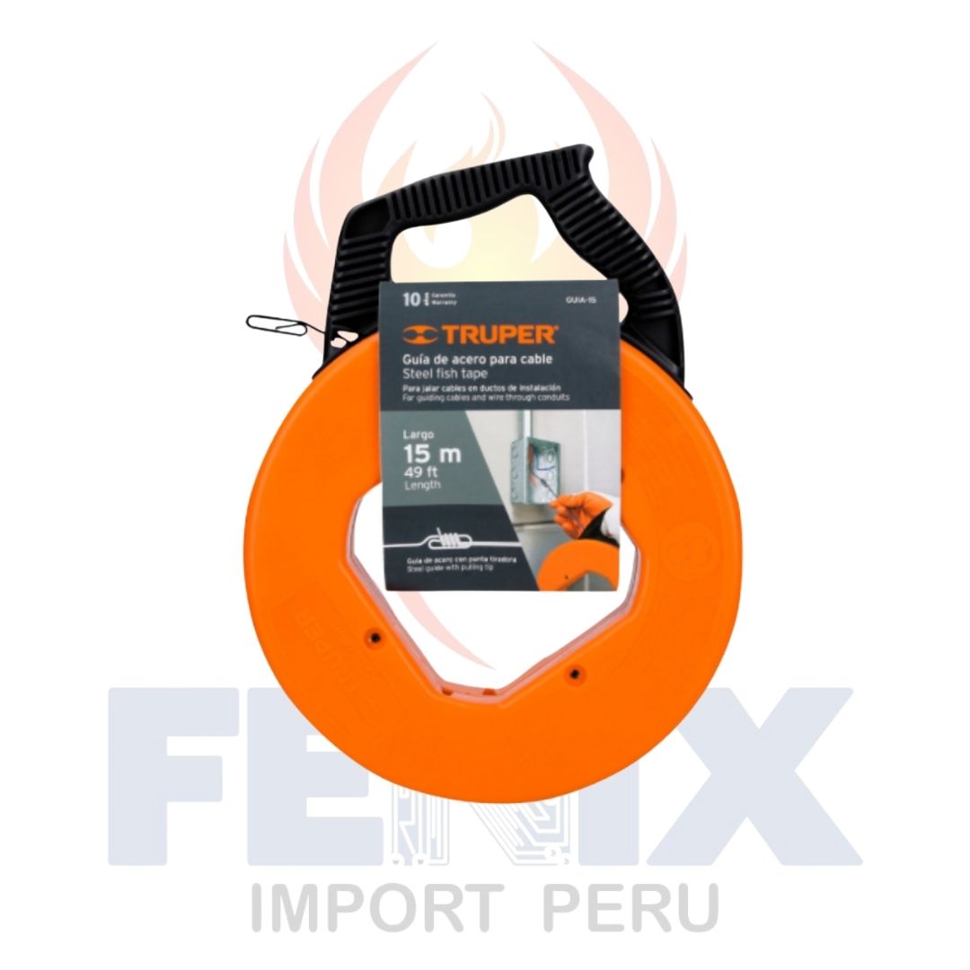 Guia Para Cable Pasacable Fish Tape Truper 15 Metros