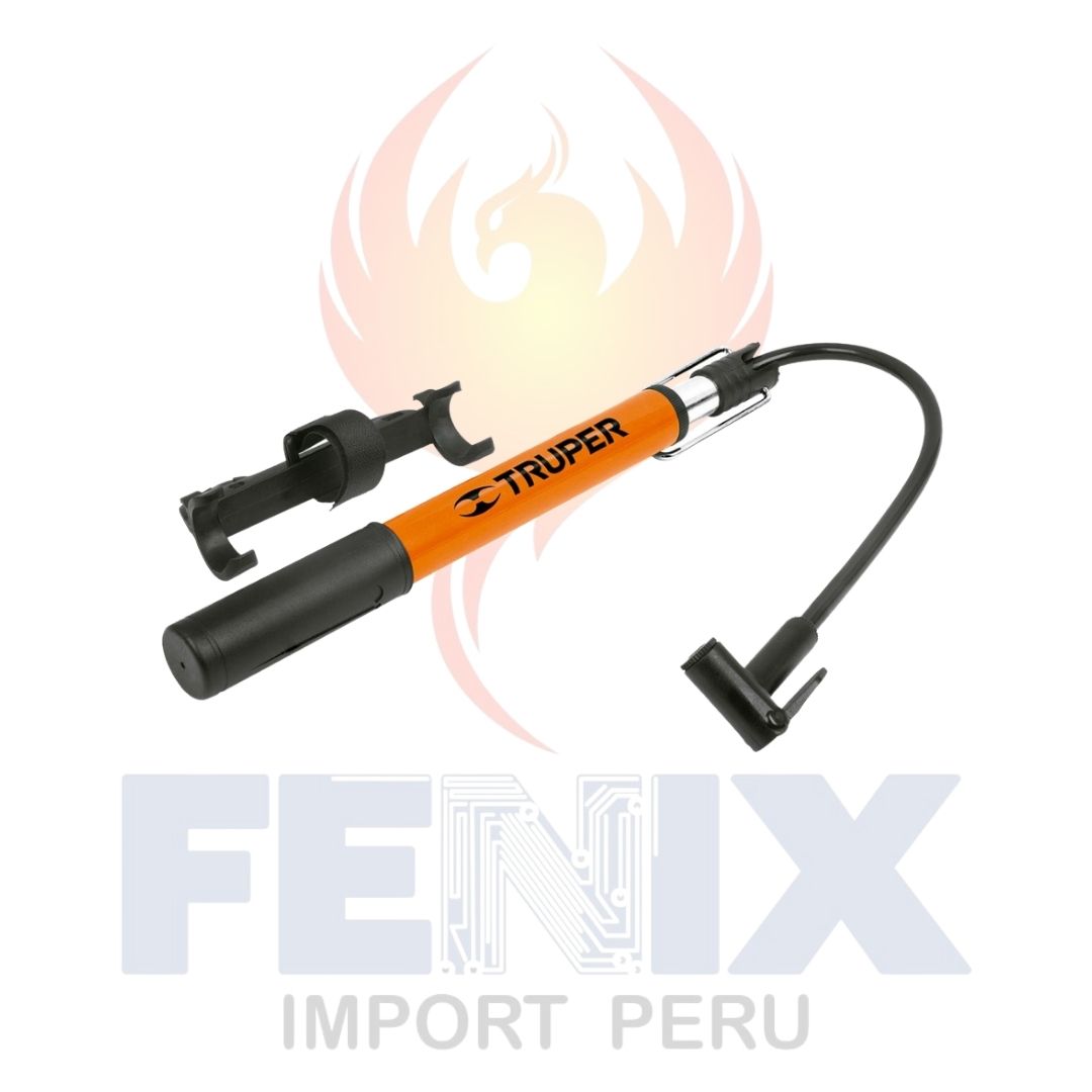 Inflador Mini Bomba De Aire Truper 60psi Bicicleta, Pelota