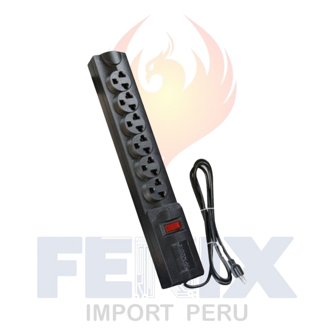 Supresor De Picos 6 Tomas Opalux 2 Mts 16awg