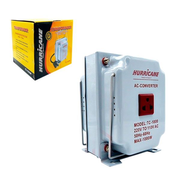 Transformador Hurricane 1000w Adaptador 220/110v Ac