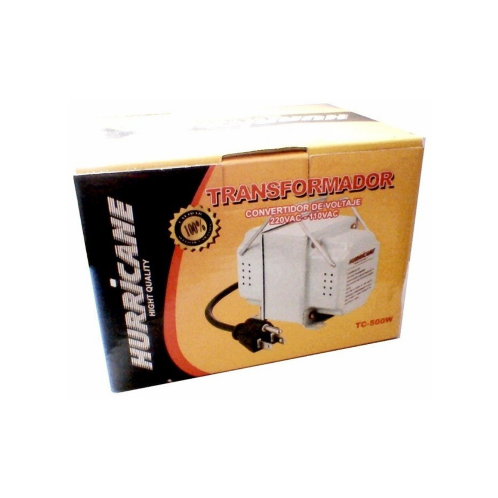Transformador Hurricane 500w Adaptador 220/110v Ac
