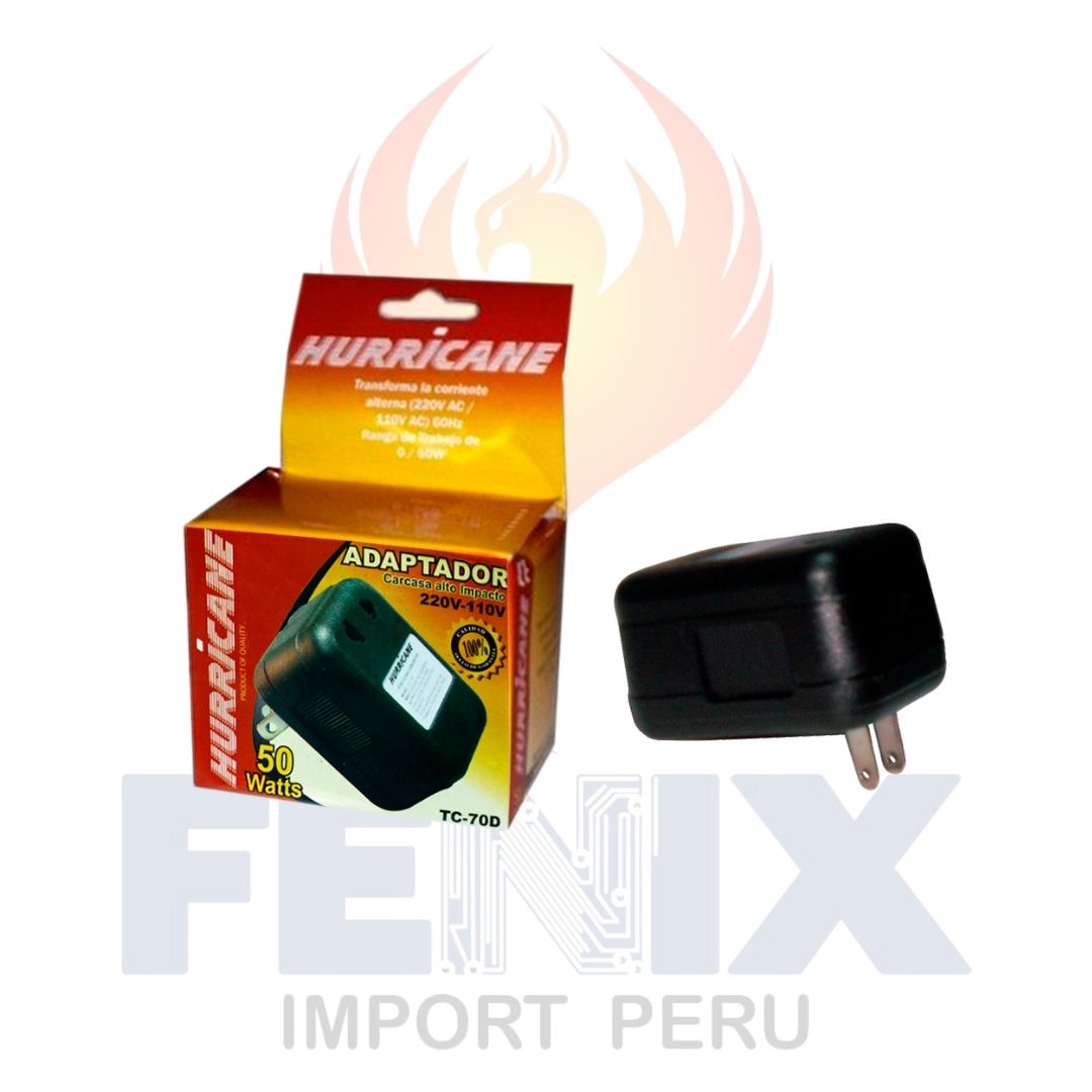 Transformador Hurricane 50w Adaptador 220/110v Ac