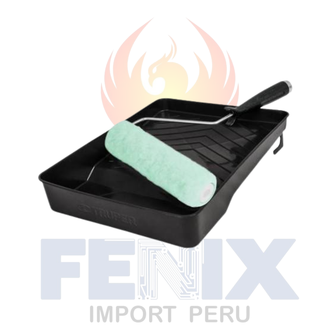 Kit Para Pintar 3 En 1 Rodillo Charola Maneral Truper 13843